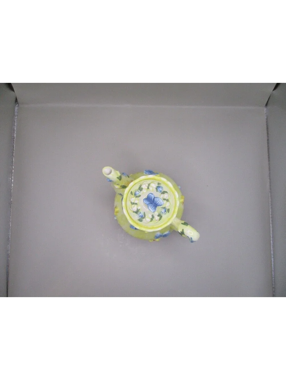 Vintage Lady Jayne Tea For One Stacking Teapot Cup Set Butterfly Relief
